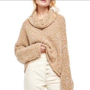 Free People BFF Oversized Cowl Neck Sweater